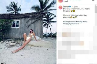 47-letnia Ada Fijał pręży ciało w Omanie