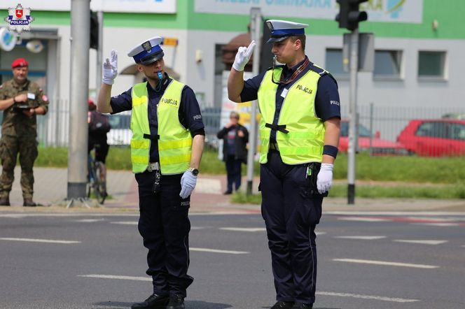Policjanci sprawdzali swoje umiejętności na najbardziej ruchliwym skrzyżowaniu w Lublinie