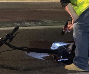 Błonie. Wjechali hulajnogą elektryczną prosto pod tira. Nie mieli szans, zaginęli na miejscu