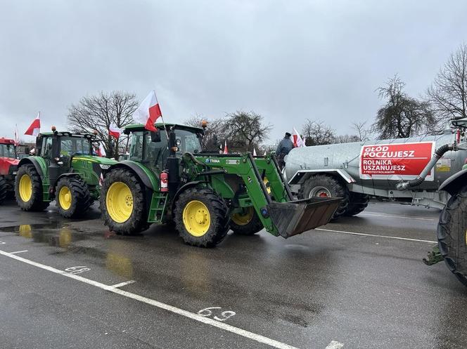 Protest rolników w Koszalinie