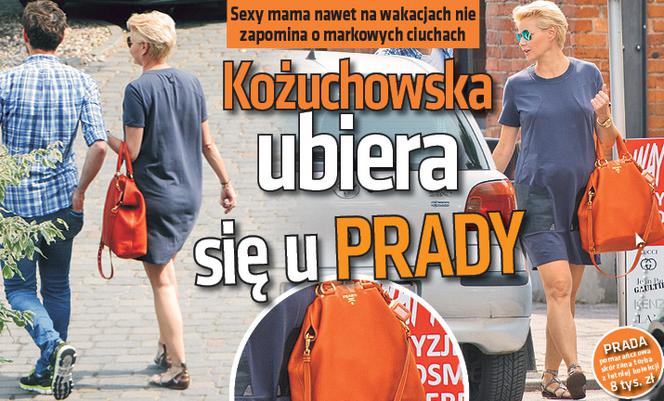 Kożuchowska ubiera się u PRADY