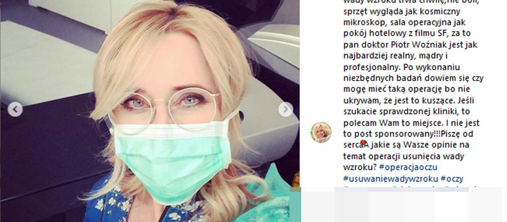 Agata Młynarska walczy, by odzyskać wzrok