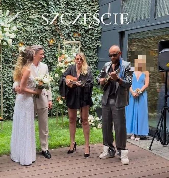 Sasha Strunin - ślub