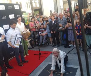 Łódź doceniła Bożenę Dykiel. Aktorka odsłoniła swoją gwiazdę na słynnej Alei Gwiazd [GALERIA] 