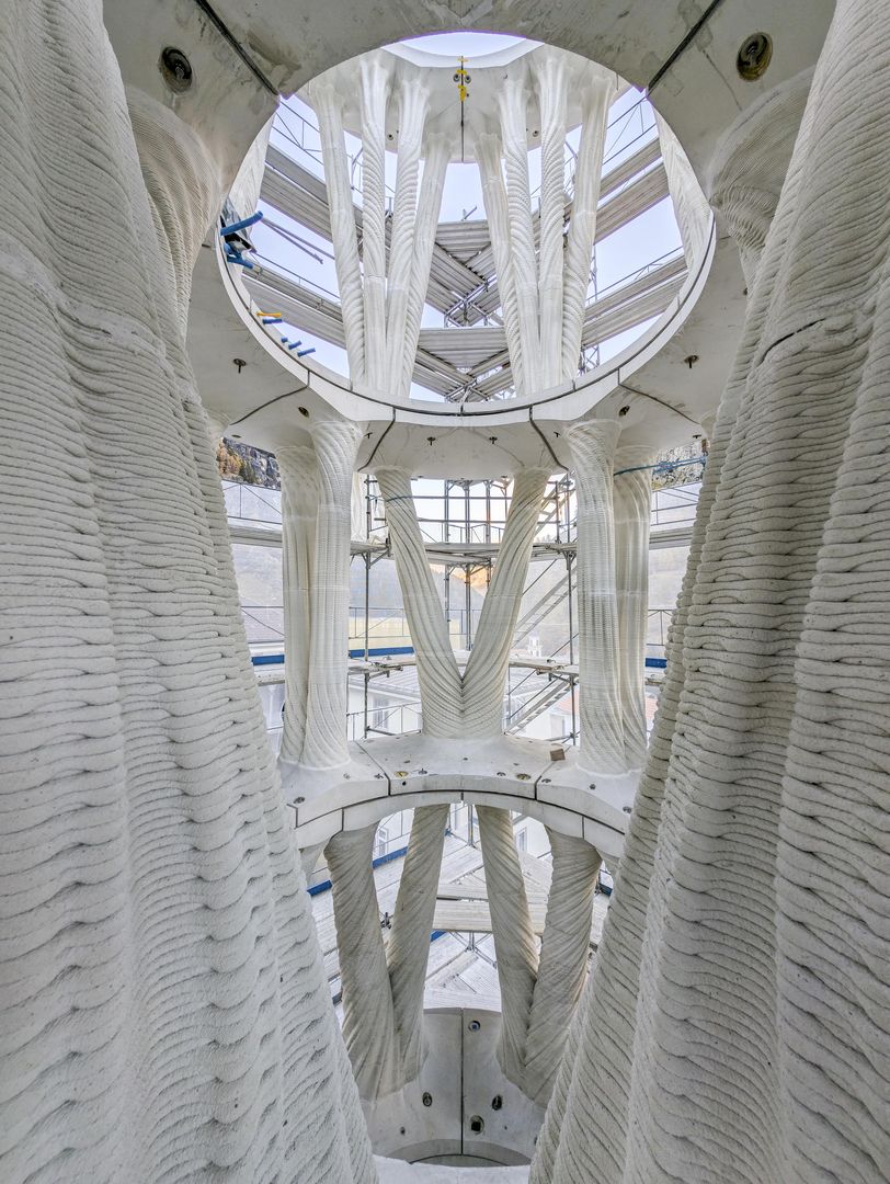 White Tower - ETH Zurich, 3D printed tower