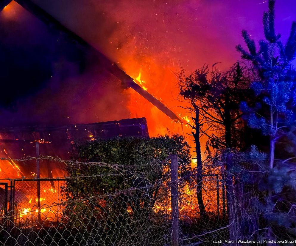 Tragiczny pożar domu na Mazurach. Zginęła kobieta