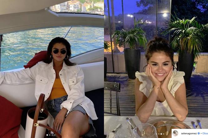 Selena Gomez we Włoszech - Instagram