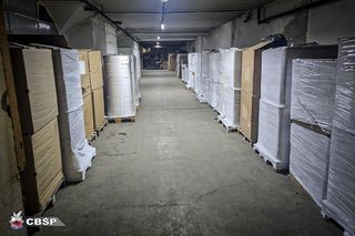 Nielegalna fabryka papierosów rozbita