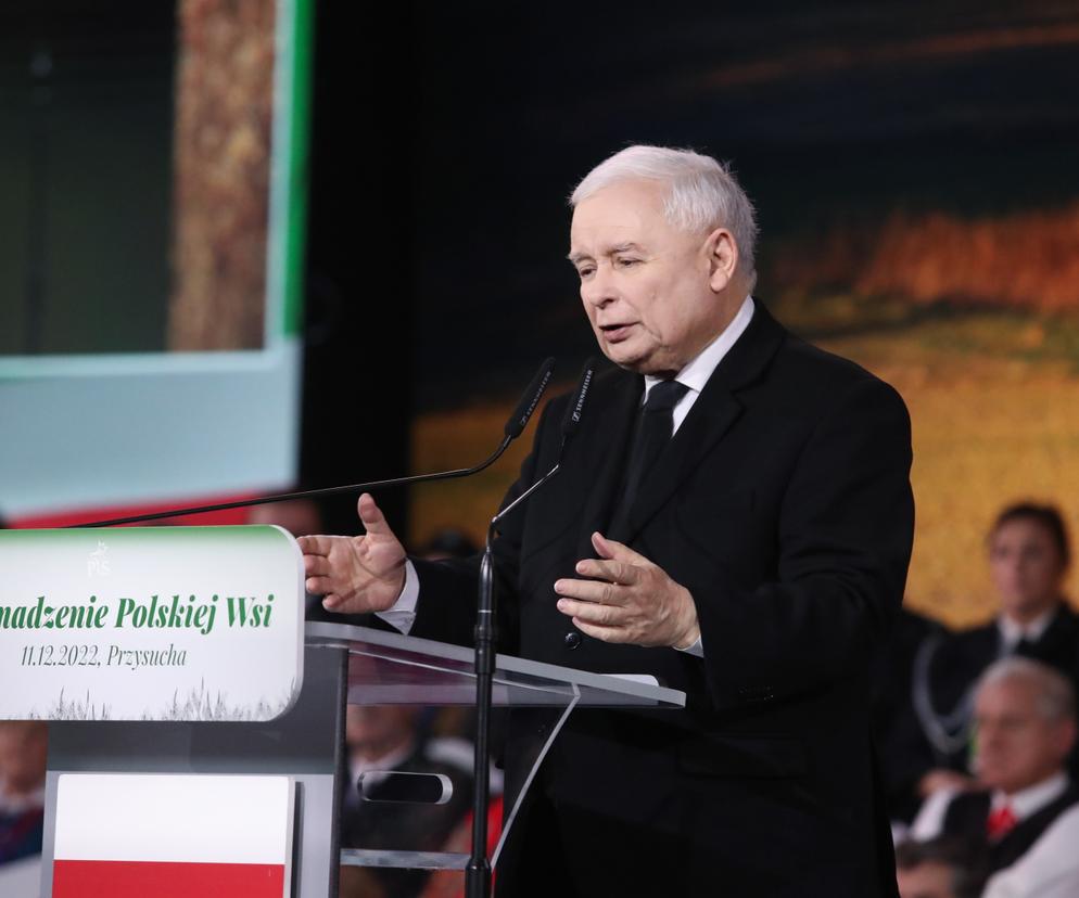 Jarosław Kaczyński w Przysusze przedstawił nowe propozycje dla wsi