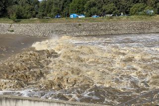 Jaz Szczytnicki we Wrocławiu coraz bardziej wypełniony. Do Wrocławia zbliża się fala ZDJĘCIA