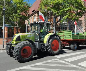 Rolnicy znów wyjechali na szczecińskie ulice