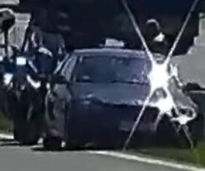 Chwile grozy na autostradzie A1. Samochód z wiceministrem Koperskim uniknął czołówki. BMW jechało pod prąd