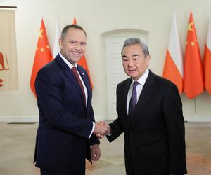 Chiński minister Wang Yi w Warszawie