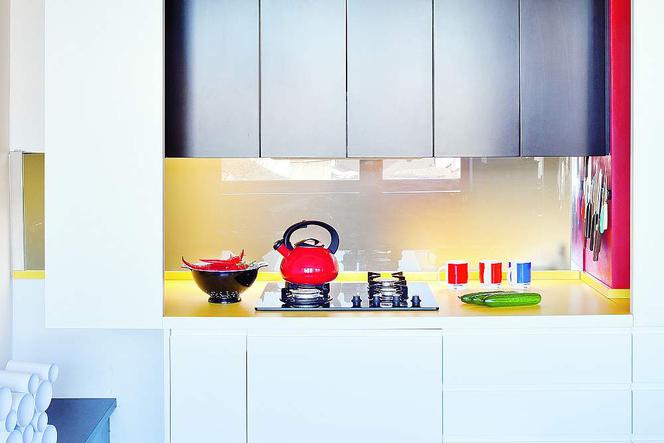 Kuchnia jak kolorowa kostka. Zaglądamy do kuchni architekta.