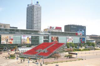 WARSZAWA, EURO 2012: Strefa kibica rośnie pod Pałacem Kultury