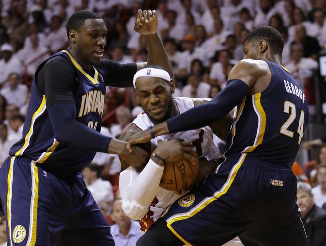 LeBron James kontra Indiana Pacers