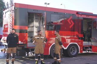 Strażacy w Krakowie przeprowadzili ćwiczenia dla dziennikarzy