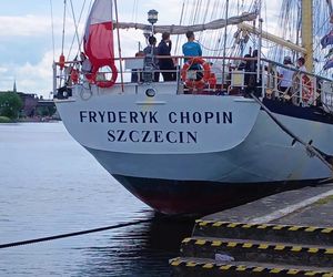 Fryderyk Chopin i Kapitan Głowacki zacumowały u stóp Wałów Chrobrego