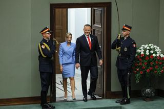  Karol Nawrocki i Marta Nawrocka w Sejmie