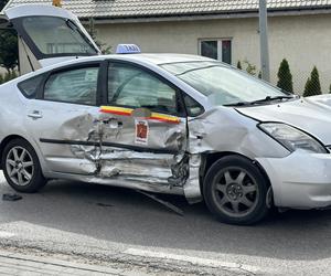 Czołowe zderzenie z motocyklem. Makabryczny wypadek w Rembelszczyźnie