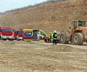 Poważny wypadek w Kopalni Dolomitu. Lądował helikopter LPR