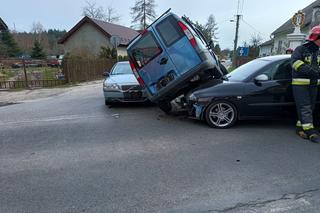 Drogowy karambol w Małopolsce. Powodem nieustąpienie pierwszeństwa