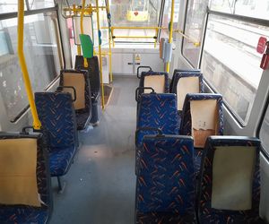 Wandalizm w tramwaju