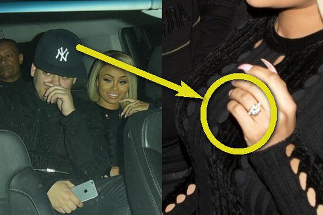 Blac Chyna - pierścionek zaręczynowy od Roba Kardashiana