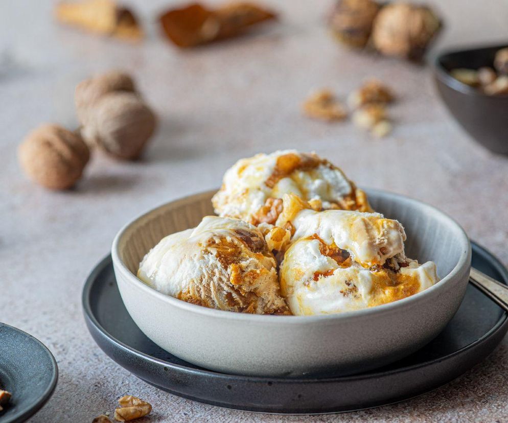 domowe lody orzechowe