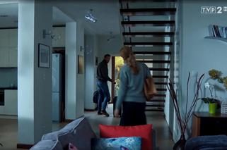 M jak miłość, odc. 1490: Leszek (Sławek Uniatowski), Nina (Agnieszka Judycka)