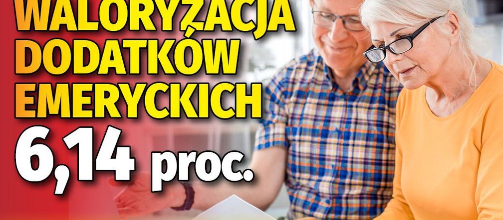 Waloryzacja dodatków emeryckich