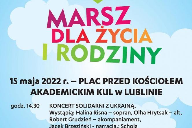Lublin - Marsz dla Życia i Rodziny z Ukrainą