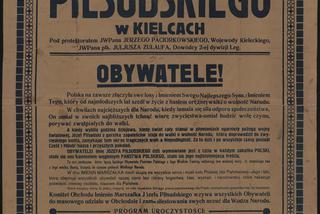 85. rocznica śmierci Józefa Piłsudskiego. Kielczanie kochali Marszałka!