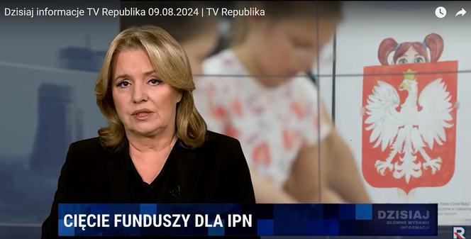 Danuta Holecka, "Dzisiaj", Telewizja Republika