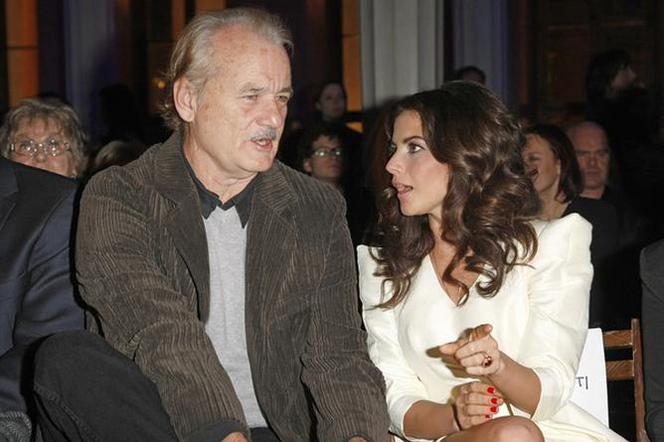 Weronika Rosati i Bill Murray
