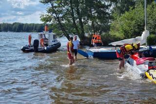 Akcja ratunkowa na Zalewie Sulejowskim