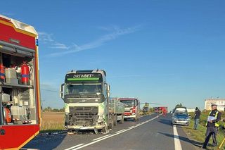 Śmiertelny wypadek w powiecie kłobuckim. Droga jest zablokowana