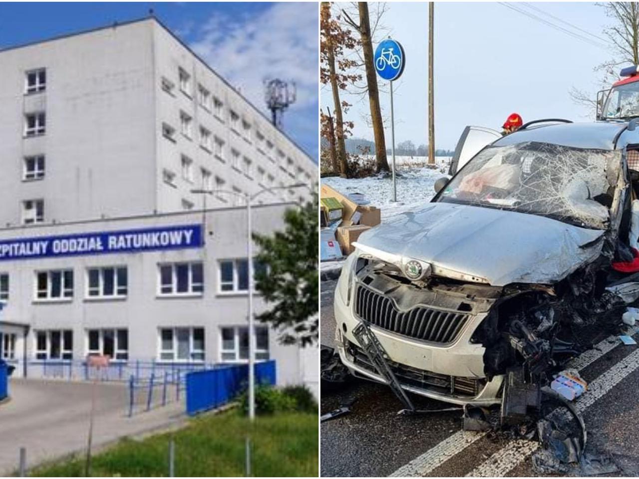 Ciechanów. 20-latek runął z 5. piętra szpitala. Wcześniej brał udział w wypadku! [ZDJĘCIA, NOWE FAKTY]