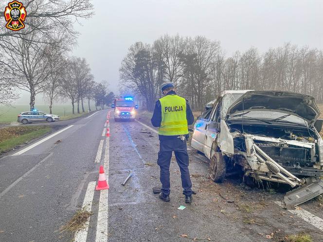 Dramatyczny wypadek w Sokołowicach. Cud, że nikt nie zginął