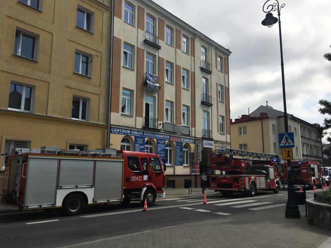 Lublin: Pożar w szkole w centrum miasta. Ewakuacja uczniów