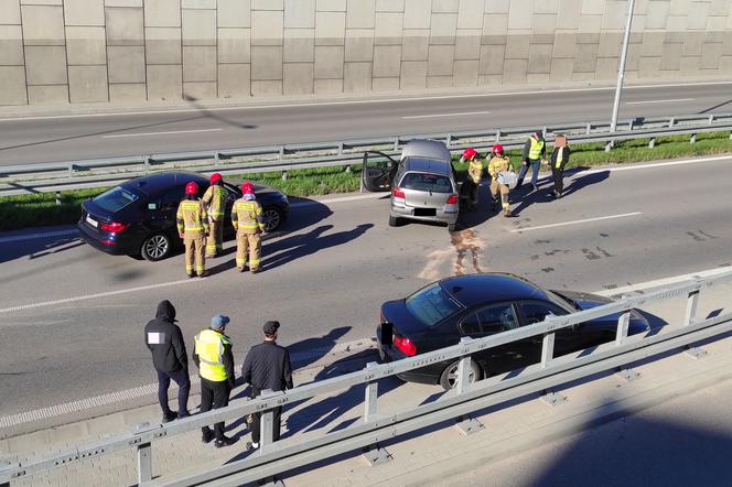 Białystok. Wypadek na Trasie Niepodległości 27.09.2021