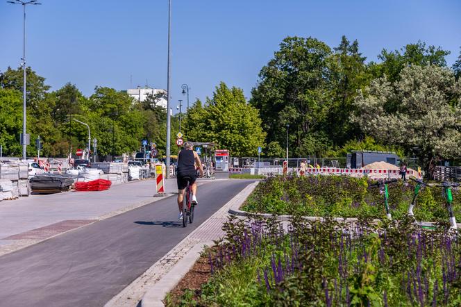 Przebudowa placu Na Rozdrożu w Warszawie