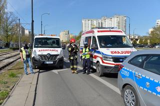 Samochód zderzył się z tramwajem na Puławskiej