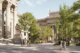 Plac Centralny w Warszawie. Rozpoczęła się budowa