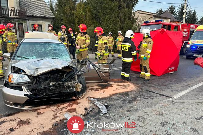 Śmiertelny wypadek w Jaśkowicach koło Skawiny