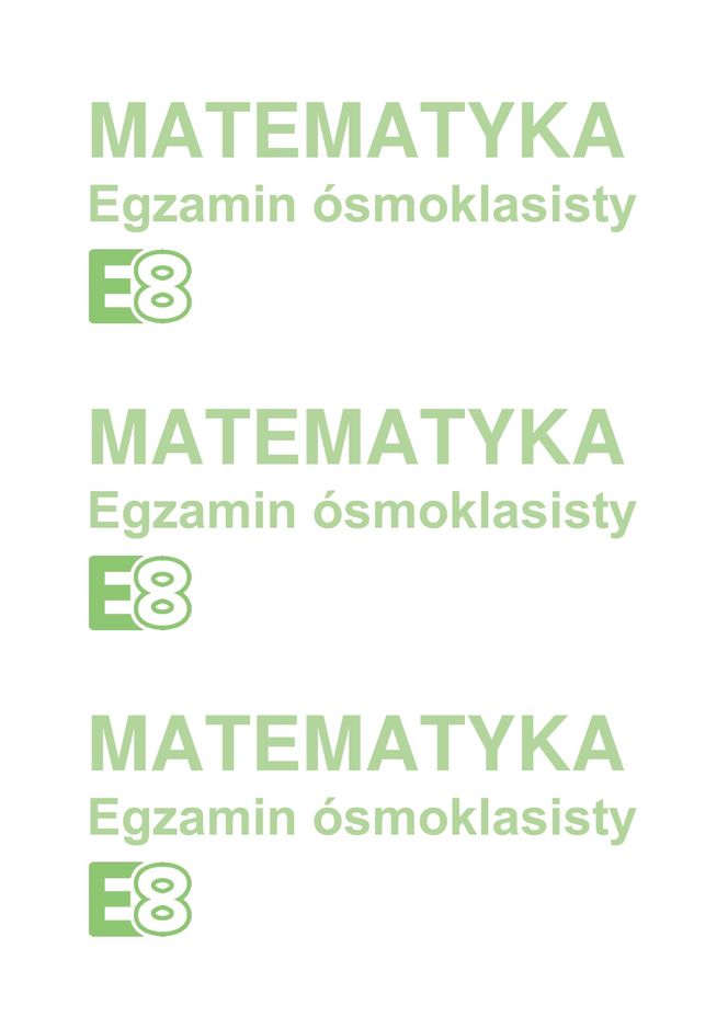 Egzamin ósmoklasisty 2025 - matematyka