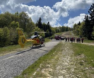  Lawina wypadków rowerowych w Beskidach. GOPR interweniował 11 razy. Wzywano LPR