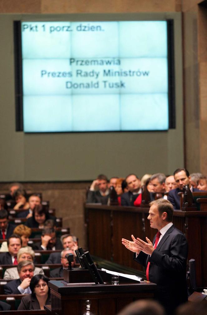 Donald Tusk expose w 2007 roku