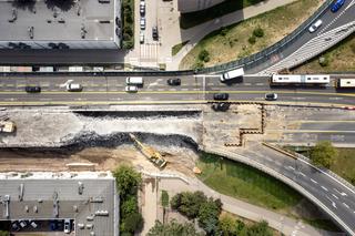 Trwa modernizacja wiaduktów Trasy Łazienkowskiej