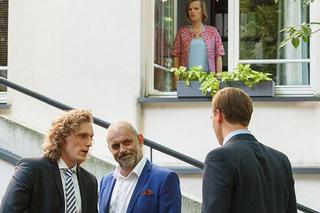 O mnie się nie martw 3 sezon odc. 4. Tomek Podhalski (Karol Dziuba), Marcin Kaszuba (Stefan Pawłowski), Marek (Krzysztof Stelmaszyk)